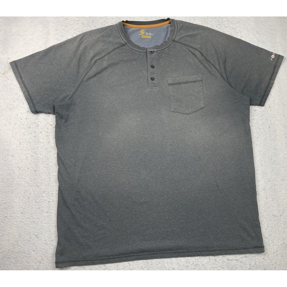 Carhartt Men's 2XL Heather Gray Relaxed Fit Force Performance Shirt Spring 2017